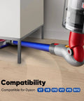 Low Reach Adapter For Dyson V15 V11 V10 V8 V7 Cordless Vacuum Cleaner With Bonus Trigger Lock Extends Cleaning Under Furniture
