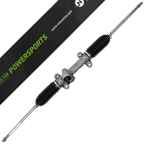 Front view of Beefed Up Steering Gear Box Rack And Pinion For Yamaha Viking 700 And Wolverine R-Spec YXM700 YXE70 EPS Direct Fit Replacement