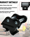Heavy Duty Quick Hitch Coupler For Mini Excavators Mechanical Quick Change Attachment Fits 0.8 To 3 Ton Diggers 25mm Hole Steel