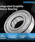 Integrated Graphite Sleeve Bearing with high corrosion resistance, low noise, and easy installation for durable performance.