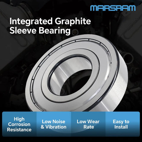 Integrated Graphite Sleeve Bearing with high corrosion resistance, low noise, and easy installation for durable performance.
