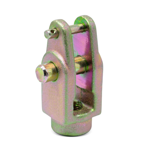 AS3000 Replacement Clevis Kit For Gunite Automatic Slack Adjusters with clevis, push rod 5/8-18, and pin 1/2 inch close-up view