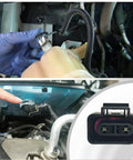 Beefed Up Premium Coolant Level Sensor Connector Pigtail For VW And Audi Vehicles Fits Jetta Golf GTI Passat Tiguan Beetle EOS Atlas Arteon Taos Touareg CC Rabbit A3 A4 A5 A6 A7 A8 Q5 S4 S5 S6 TT Replacement 1K0973202A 16 cm 2-pin