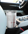 Airplane Pilot American Flag Design Stainless Steel Insulated Tumbler With Dual Wall Keeps Drinks Hot Or Cold Leak Proof Slider Lid