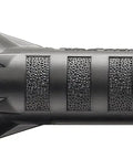 Side view of Dual Beam Industrial Flashlight Workhorse With Spot And Flood Modes Intrinsically Safe 140 Lumen Output black design.