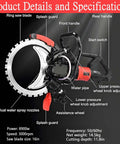Heavy Duty Brushless Concrete Saw With 8900w Motor And 16 Inch Diamond Blade Fast Deep Cut Masonry Tool Job Site Ready close-up of blade and controls.