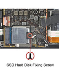 14 Piece Metal Screw Set For Steam Deck Back Cover And Rear Housing With Cooling Fan Screws Game Console Repair Kit Replacement Screws For Durable Secure Assembly, SSD fixing screw