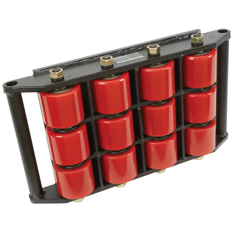 Heavy Duty Machinery Mover With 12 Polyurethane Rollers And 360 Degree Non Slip Rotation Delivers 39,600 Lb Capacity For A Real Worksite