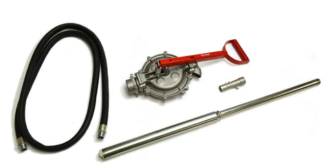 This Heavy Duty Double Diaphragm Hand Fuel Transfer Pump Delivers Quick Eight Hundred Ml Strokes And Includes An Eight Foot Anti Static Hose.