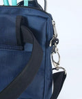 Heavy Duty Utility Waist Pack With Modular Tool Dividers And Waterproof Zippers For Job Site Hustlers, close-up fabric and clasp detail.