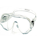 Frameless Dive Mask With Large Lenses And Close Fitting Skirt For A Comfy Fit Squeeze To Adjust Buckles And Wide Field Of Vision For Scuba Diving