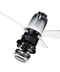 48 Inch Smart Ceiling Fans with Lights and Remote/ App, 2.1 Speaker System with transparent blades and integrated audio system.