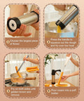 Stainless Steel Churro Press And Maker For Easy Spanish Treats Home Kitchen Dessert Tool DIY Churros Device Professional Style Churro Maker