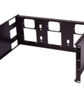 4U Rackmount Panel For ATX PS2 Power Supplies Mounting In 19 Inch Rack Cabinets, 14 Gauge Steel, open frame view, black finish