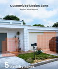 Driveway with customized motion zones from Wireless Outdoor Security Cameras 2 Pack, No Wires Needed 2K WiFi Surveillance System