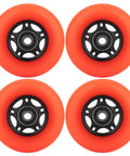 High Performance Inline Skate Wheels 4 Pack with ABEC 9 Bearings and Floating Spacers for Skates 64mm 70mm 72mm 76mm 80mm
