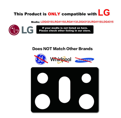 Instruction for 30 Inch Gas Cooktop Saver Mat With Whole Piece Design Washable Teflon Coated Shield Ultra Thin Guard, LG compatibility emphasized.