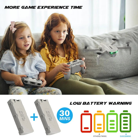 Foldable Camera Drone For Kids And Adults With Altitude Hold And Optical Flow Positioning Indoor Mini RC Quadcopter flying indoors