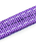 Built Tough Heavy Duty 5 Foot Four Leg Rigging Sling With Grab Hook And Adjuster, 3 Ton G80 Alloy Steel Chain Link Eye Hook Hoist Gear For Safe Towing And Cargo Handling On Job Sites purple polyester rigging sling close-up