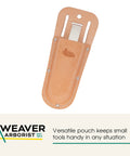Top Grain Leather Arborist Pruner Pouch With Belt Clip And Slot Attachment Fits Pruners Pliers And Hand Tools