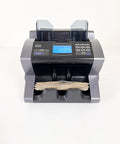 High Speed Money Counter With Multi Currency Value Count And Counterfeit Bill Detector Four Currencies USD CAD MXN EUR Add And Batch Modes LCD Display For Cash Biz