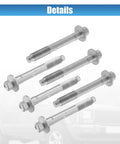 Six Piece Heavy Duty Wheel Hub Bearing Mounting Bolts Set For Jeep Grand Cherokee 2000-2010 Fits Jeep Commander Liberty Cirrus Stratus Nitro 1995-2012 With Part Numbers 34201535 6503754 6505935AA visible in the image