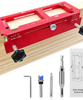 Pro Grade Heavy Duty Aluminum Door Hinge Router Jig With Scale Adjustable Mortise Template Kit for 2.5 to 5 inch hinges