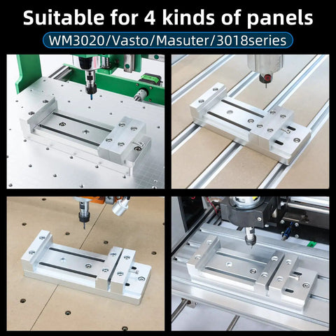 Low Profile Bench Vise and CNC Clamp Work Table For Masuter Pro Masuter 3 3S XE PRO WM 3020 Vasto CNC Router Machines