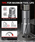 Tips for Maximum Tool Life with Heavy Duty TCT Annular Cutter 1 Inch Diameter With 2 Inch Depth Of Cut Magnetic Drill Bit Kit.