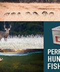 Chamber Vacuum Sealer CM255 For Home And Commercial Kitchens alongside wildlife, showcasing versatility for hunters and fishermen.