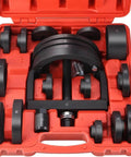Ultimate Wheel Hub Removal Tool Set With C To U Sizes Front And Rear Wheel Bearing Remover And Installer Kit in red case