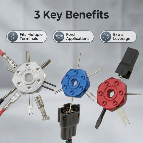 Grab This Awesome 4-Piece Wire Terminal Release Tool Kit With Color-Coded Tools For Quick Auto Repairs And Seamless Connector Removal Compatible With Lisle 57750 And GM Ford Vehicles Now, color-coded release tools
