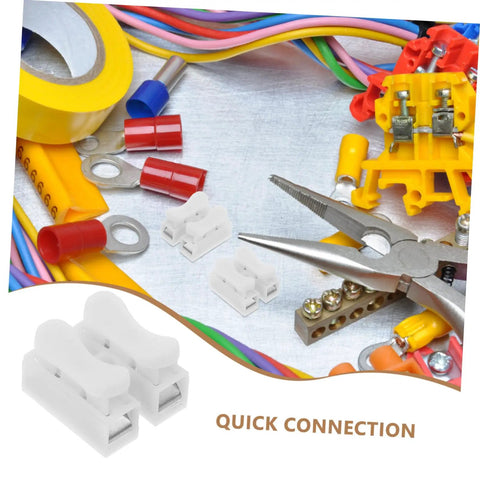 55 Piece Spring Clamp Terminal Blocks And Wire Connectors Kit For LED Lighting Wiring Quick Connect Push Terminals