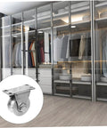 Two Pack Stainless Steel U Groove Pulley Track Roller With Double Bearings, Heavy Duty Sliding Door Hardware For Quiet And Smooth Operation And Easy Install