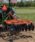 3 Point 6-Foot Notched Disc Harrow Plow Attachment For Cat 1 Tractors With 16-Inch Notched Discs for tilling and loosening soil