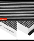 Close-up of Cabin Air Filter With Activated Carbon For Volvo S40 2004 2011 C30 2007 2013 C70 2006 2013 V50 2005 2011 Replacement 30676484