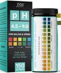 Easy Peasy pH Test Strips for Urine and Saliva with Ebook 150 Litmus Paper Strips for Quick pH Level Checks from 4.5 to 9.0