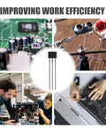 40 Piece Hall Effect Sensor Replacement Kit For Auto And Industrial Use High Precision Magnetic Detector With Analog Output Easy To Use For Energy Monitoring And Scientific Applications, three-pin sensor