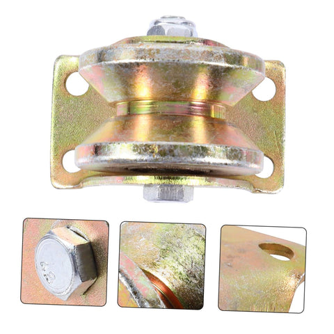 Two Pack Groove Sliding Gate Rollers Track Wheels For Automatic Doors Built Tough Heavy Duty Wear Resistant Easy To Install V Groove Wheel