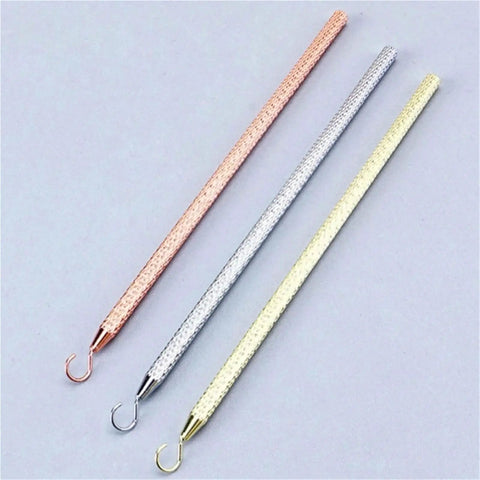 One Hand Bracelet Helper Kit With 10 Jewelry Plier Clips For DIY Necklace And Watch Clasps And Closures Making Supplies Designed To Help You Secure Bracelets Solo In Silver, three clips
