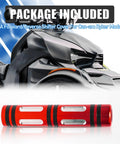 Gear Shift Lever Extension For Can Am Ryker 600 900 Ace Rally Edition And Sport Edition Aluminum Forward And Reverse Shift Grip Cover In Red displayed with Ryker model image.