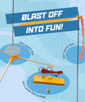 Mini Engine Launch System With Pad And Controller For Tiny Rocket Models Easy Diy Rocket Kit Accessory Great For Ages 10 And Up Perfect For At Home School Projects And Fun Rocketry showing launch pad, rod, and controller components.