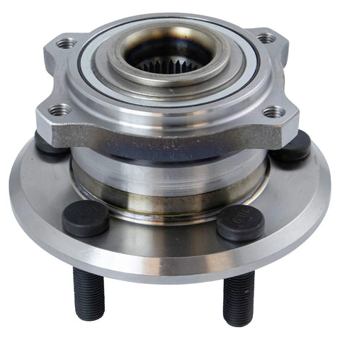 Close-up of Rear Wheel Bearing And Hub Assembly Set, Driver And Passenger Side, 2 Piece Replacement Kit For 08-14 Dodge Challenger.