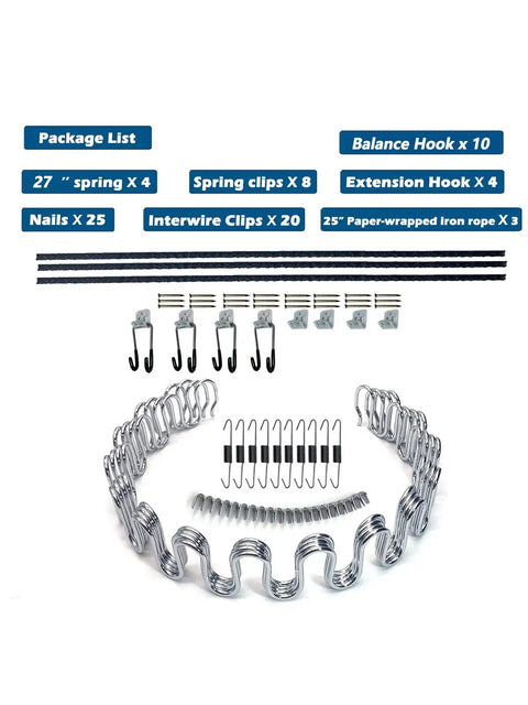 27 Inch Sofa Spring Replacement Kit For Couch And Recliner Support Glider Rocker Chairs Sagging Seat Fix Chrome Plated Springs 4 Pack
