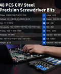 Using Compact 64 Piece Precision Screwdriver Set With Torx Triwing Pentalobe Bits For Electronics Repair Kit on a laptop