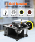 Mini Table Saw 200W Bench Cutter For Wood Metal Plastic with saw blade and accessories display