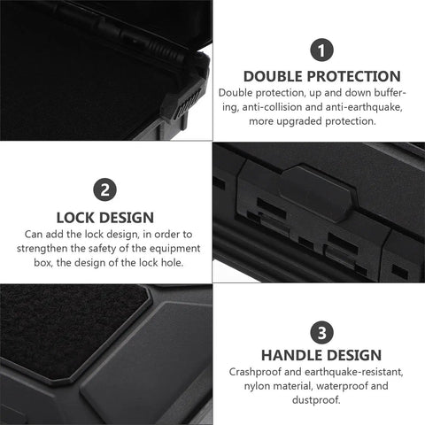 Lightweight Tactical Equipment Case With Double Protection Sponge Built To Last Durable ABS Hard Case features and design