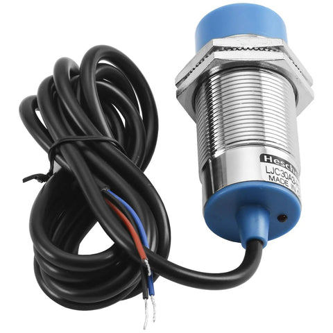 Capacitive Proximity Sensor M30 Non Shield Type NPN Normally Closed 3 Wire Output 10 To 30V DC Detects Dielectrics