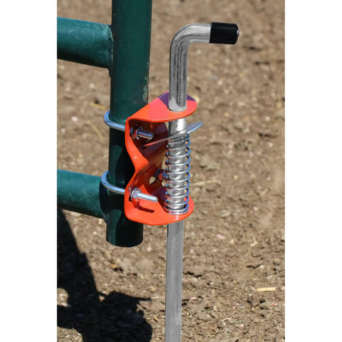 18 Inch Solid Steel Anchor Cane Bolt Gate Drop Rod For Round Tube Gates Built Tough As Nails To Resist Hard Winters With A Breeze Pre Install Setup
