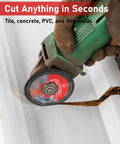 4-1/2 Inch Diamond Multi Purpose Saw Blade 2 Pack For Grinder 7/8 Inch Arbor cutting metal with sparks